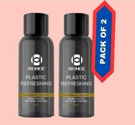 Plastic Revitalizing Coating Agent (Pack of 2) - Restore and Protect for a Lasting Finish